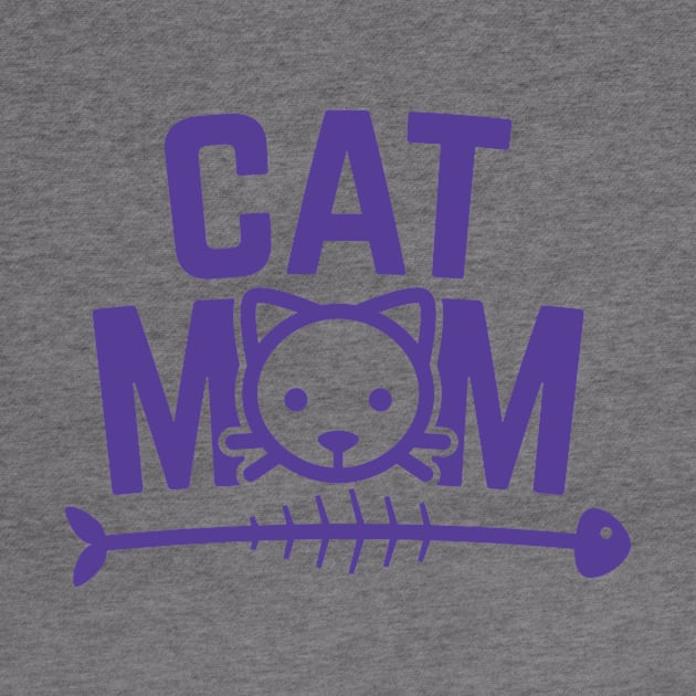 Cat Mom by Ombre Dreams